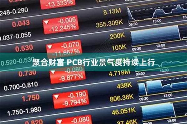 聚合财富 PCB行业景气度持续上行